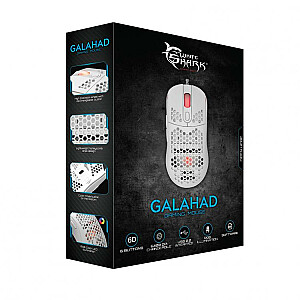 Игровая мышь White Shark GALAHAD-W GM-5007 белый