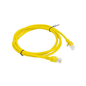 LPATCHCORD CAT.5E UTP 1.5M ЖЕЛТЫЙ FLUKE PASSED LANBERG 10-ПАК