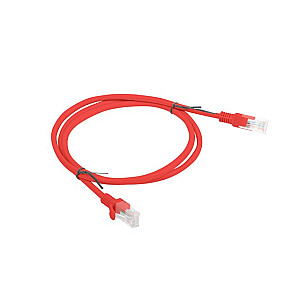 PATCHCORD CAT.5E UTP 1M КРАСНЫЙ FLUKE PASSED LANBERG 10-ПАК