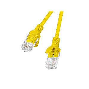 PATCHCORD CAT.6 UTP 0.5M DZELTENS FLUKE PĀRBAUDĪTS LANBERG 10-IEPAKOJUMS