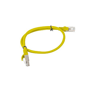 PATCHCORD CAT.6 UTP 0.5M DZELTENS FLUKE PĀRBAUDĪTS LANBERG 10-IEPAKOJUMS