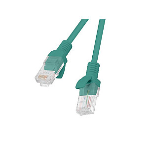 PATCHCORD CAT.6 UTP 0.25M ЗЕЛЕНЫЙ FLUKE ПРОЙДЕН LANBERG 10-УПАКОВКА