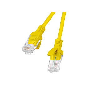 PATCHCORD CAT.6 UTP 2M ЖЕЛТЫЙ FLUKE PASSED LANBERG 10-ПАК