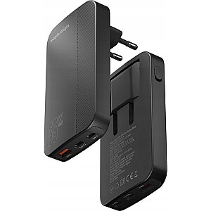 Мобильное зарядное устройство Origin Slim 1x USB-A 2x USB-C 1.5 A (GAN-65W-SLM-BLK)