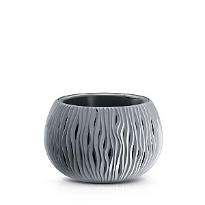 Puķu pods Bowl Sandy 290x290x195mm akmens pelēks DSK290-405U