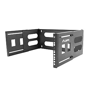 LANBERG folding bracket wall 19inch bl