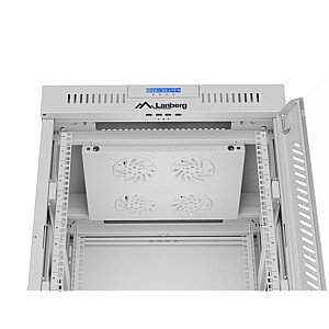 Стоячий шкаф 19 дюймов 15U 600X600 серый LCD flack pack