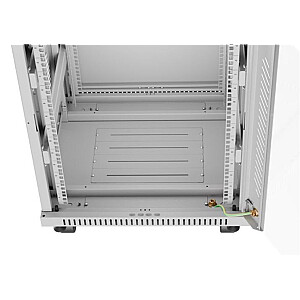 Стоячий шкаф 19 дюймов 15U 600X600 серый LCD flack pack