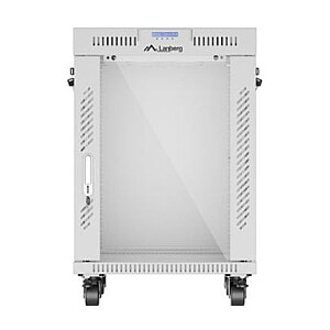 Стоячий шкаф 19 дюймов 15U 600X600 серый LCD flack pack