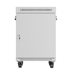 Стоячий шкаф 19 дюймов 15U 600X600 серый LCD flack pack