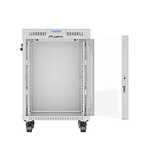 Стоячий шкаф 19 дюймов 15U 600X600 серый LCD flack pack
