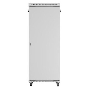 Напольный шкаф-стойка 19'' 42U 800x1000 с серыми стеклянными дверями в плоской упаковке