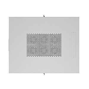 Напольный шкаф-стойка 19'' 42U 800x1000 с серыми стеклянными дверями в плоской упаковке