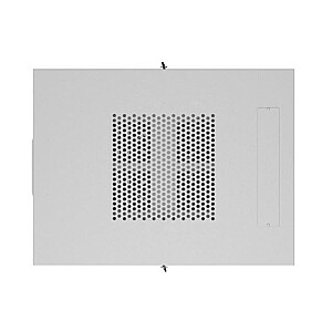 Стоячий шкаф 19'' 42U 600x800 с серыми стеклянными дверями в плоской упаковке