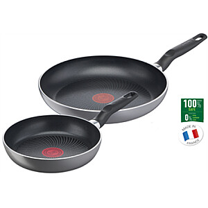 TEFAL C2739053 Super Start Set of 2 Frying, Diameter 20 / 26 cm, Suitable for induction hob