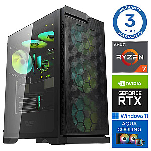 INTOP AQUA Ryzen 7 7700X 16GB DDR5 500SSD M.2 NVME RTX4060Ti 8GB WIN11