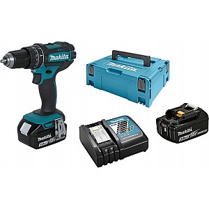 Makita DHP482RFJ 18 V urbis-vadītājs 2 x 3 Ah akumulators