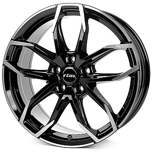 Rial Lucca diamond-black frontpolished 6,5x17 4x108 ET32 CB65,1 Flat 640 kg LUC65732CP13-1 Rial