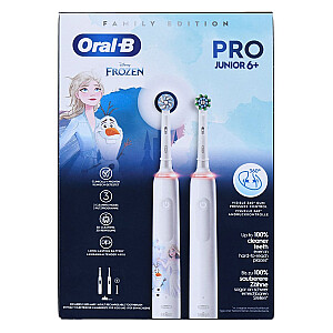 Oral-B Pro 3 3000 Balts+Oral-B Junior Frozen