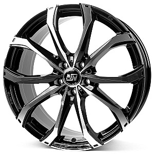 MSW 48 Gloss Black Full Polished 7,5x17 5x120 ET50 CB65,1 R14 860 kg W19373006T56 MSW