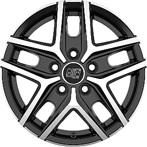 MSW 40 Van Gloss Black Full Polished 6,5x16 5x118 ET48 CB71,1 60° 1300 kg W19362003T56 MSW