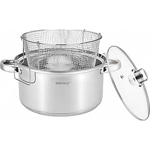 KingHoff FRYING POT WITH BASKET KINGHOFF KH-1630 5.5L