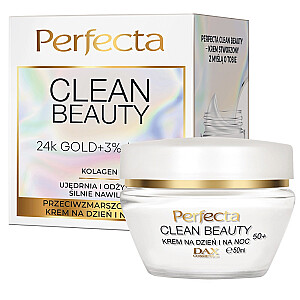 PERFECTA Clean Beauty антивозрастной крем для лица на день и на ночь 50+ 50ml