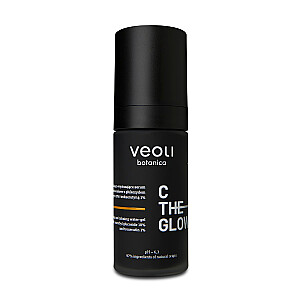 VEOLI BOTANICA C The Glow осветляющая и успокаивающая водно-гелевая сыворотка с глюкозидом аскорбиновой кислоты 10% и троксерутином 1% 30ml