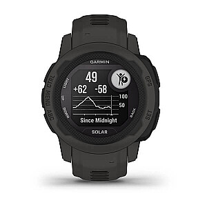 Garmin Instinct 2S Solar 2.01 cm (0.79") MIP 40 mm Digitālais 156 x 156 pikseļi Grafīta GPS (satelīts)