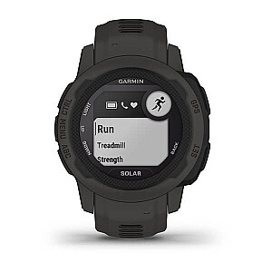 Garmin Instinct 2S Solar 2.01 cm (0.79") MIP 40 mm Digitālais 156 x 156 pikseļi Grafīta GPS (satelīts)