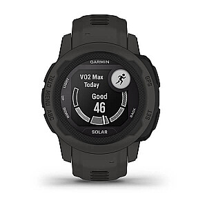 Garmin Instinct 2S Solar 2.01 cm (0.79") MIP 40 mm Digitālais 156 x 156 pikseļi Grafīta GPS (satelīts)