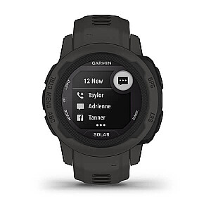 Garmin Instinct 2S Solar 2.01 cm (0.79") MIP 40 mm Digitālais 156 x 156 pikseļi Grafīta GPS (satelīts)