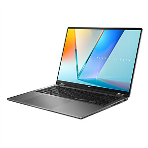 Asus Vivobook 16 Flip TP3607SA-RJ033W | Matēta pelēka | 16 " | OLED | Skārienekrāns | 3K | 2880 x 1800 pikseļi | Spīdīga | Intel Core Ultra 7 | 256V | 16 GB | LPDDR5X | Cietā diska ietilpība 1000 GB | Intel Arc Graphics | Windows 11 Home | 802.11be | 