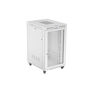 19-дюймовый 27U стоечный шкаф для установки 800x1000 с перфорированными дверями серый (плоская упаковка)