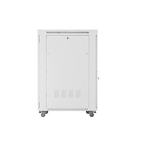 19-дюймовый 27U стоечный шкаф для установки 800x1000 с перфорированными дверями серый (плоская упаковка)