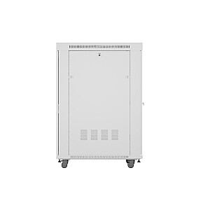 19-дюймовый 27U стоечный шкаф для установки 800x1000 с перфорированными дверями серый (плоская упаковка)
