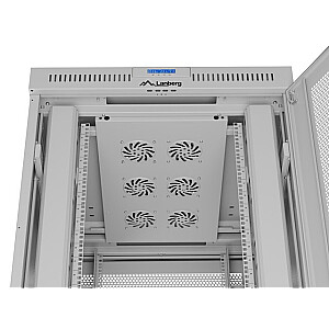 19-дюймовый 42U шкаф для установки в стойку 800x1000 с перфорированными дверями серый (плоская упаковка)