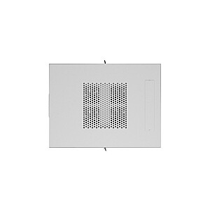Установка стоечного шкафа 19 дюймов 42U 600x800 с перфорированными дверями LCD серый (плоская упаковка)