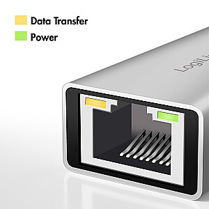 USB-A/-C uz 2.5G Ethernet adapteri, pelēks