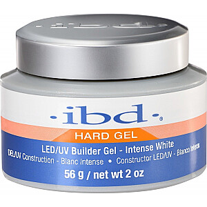 IBD Hard Builder Gel LED/UV celtniecības želeja Intense White 56g