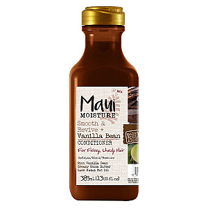 MAUI MOISTURE Smooth&amp;Revive+ Kondicionieris spurainiem un nepaklausīgiem matiem Vaniļas pupiņa 385ml