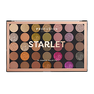 PROFUSION Eyeshadow Palette - палетка из 21 оттенка теней с кисточкой Starlet.