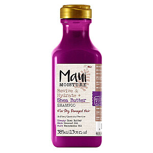 MAUI MOISTURE Revive&amp;Hydrate+ Шампунь-шампунь для сухих и поврежденных волос Масло Ши 385мл