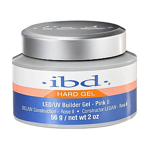 IBD Hard Builder Gel LED/UV celtniecības želeja Pink II 56g