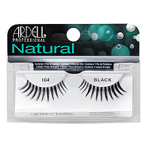 ARDELL Natural 104 1 mākslīgo skropstu pāris Melns