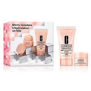 CLINIQUE SET Merry Moisture 100H Auto-Replenishing Hydrator  żel-krem aktywujący naturalne nawilżenie skóry na 100 godzin 30ml + All About Eyes Reduces Circles, Puffs nawilżający krem pod oczy o żelowej formule 5ml