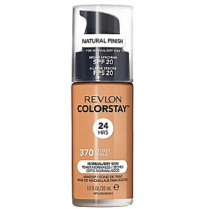 REVLON ColorStay With Pump Makeup Normālai/Saussādai ādai SPF20 podkāds normālai un sausai ādai 370 Toast 30ml