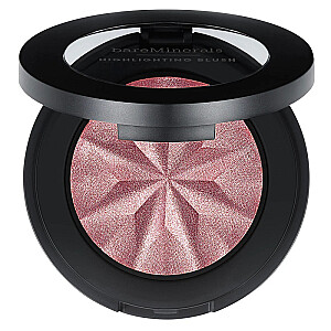 BAREMINERALS Highlighting Blush 2-in-1 vaigu sārtums Mauve Glow 3,8g