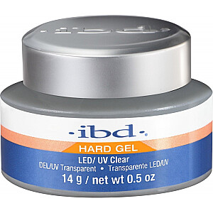 IBD Hard Builder Gel LED/UV caurspīdīgs veidojošs gēls 14g