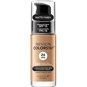 REVLON ColorStay With Pump Makeup Combination/Oily Skin SPF15 тональный крем для комбинированной и жирной кожи 340 Early Tan 30 мл